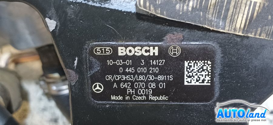 Pompa Injectie MERCEDES-BENZ E-class Coupe (C207) 2009-2012 Cod 0445010210