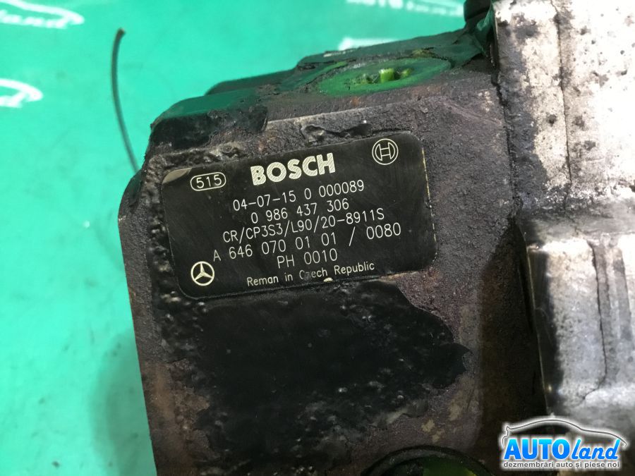 Pompa Injectie MERCEDES-BENZ S-CLASS (W220) 1998-2005 Cod A6460700101