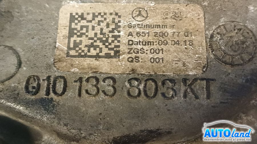 Pompa Recirculare Apa MERCEDES-BENZ C CLASS (W204) 2007-2025 Cod A6512007701