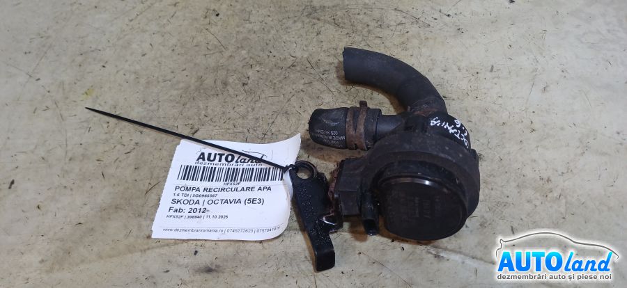 Pompa Recirculare Apa SKODA OCTAVIA (5E3) 2012-2025 Cod 5G0965567