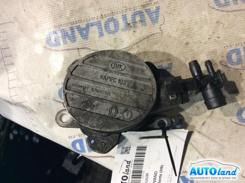 Pompa Vacuum OPEL MOVANO autobasculanta (H9) 1999-2025 Cod 8200102535
