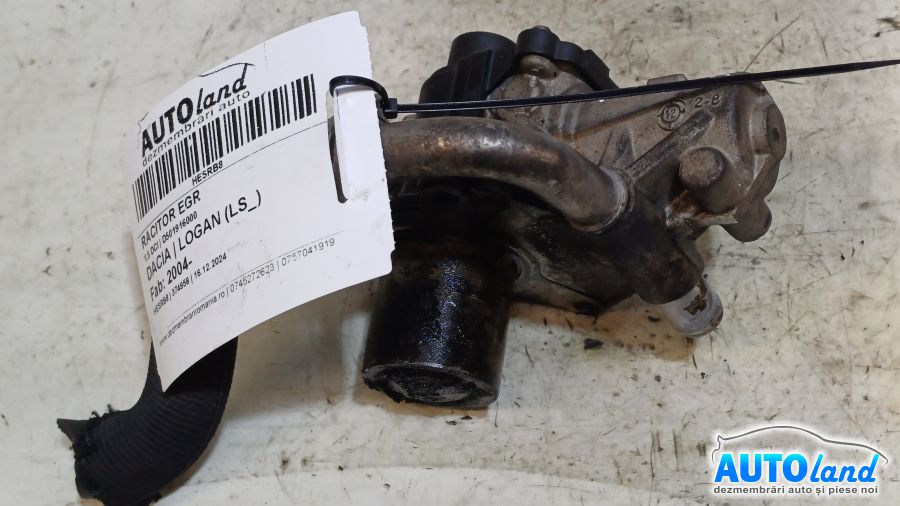 Racitor EGR DACIA LOGAN (LS_) 2004-2025 Cod D501916000