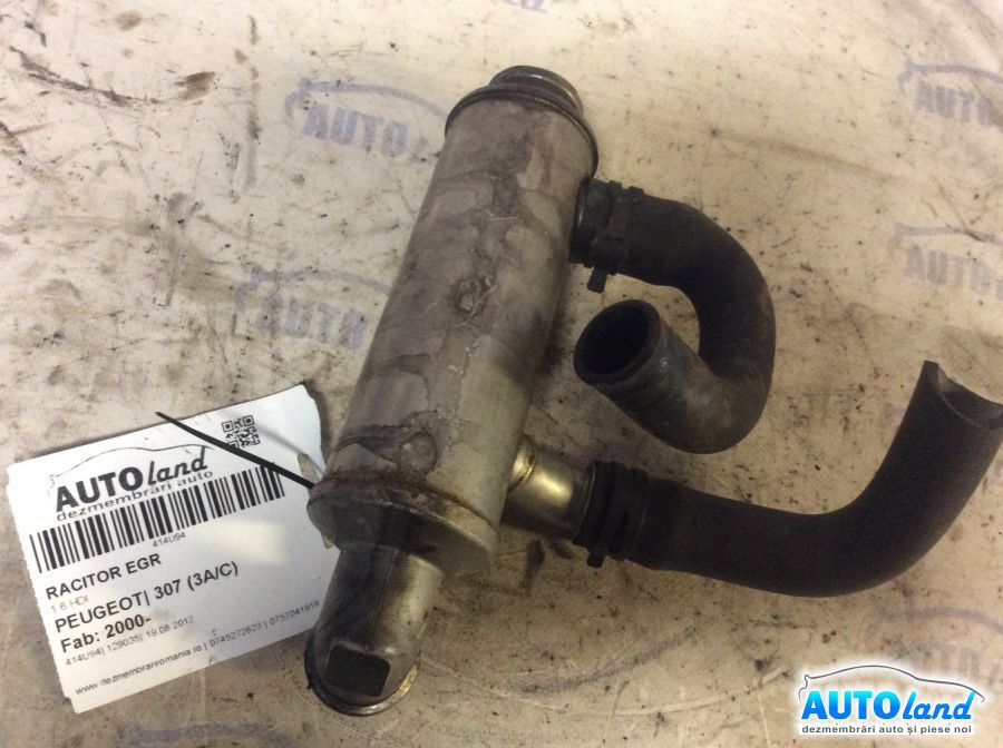 Racitor EGR PEUGEOT 307 (3A/C) 2000-2025 Cod 9646762280