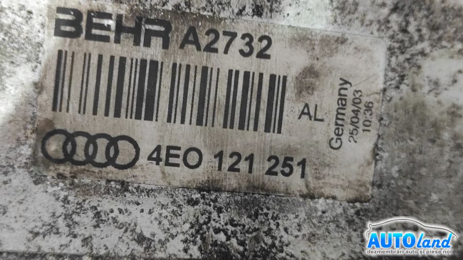 Radiator Apa AUDI A8 (4E_) 2002-2010 Cod 4E0121251