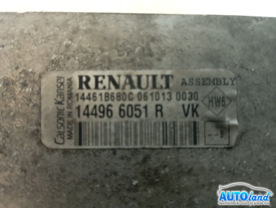 Radiator Intercooler DACIA DUSTER 2010-2025 Cod 144966051R