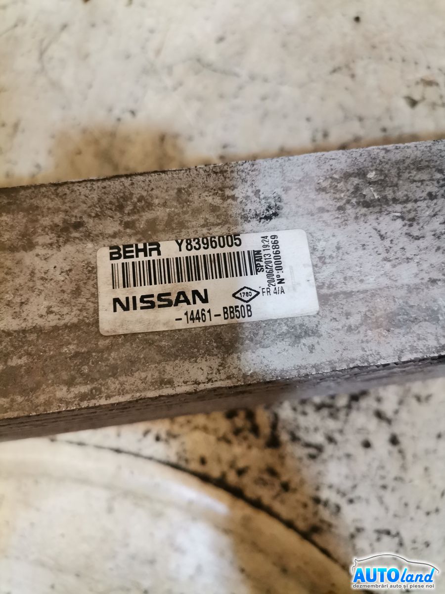 Radiator Intercooler NISSAN QASHQAI (J10,JJ10) 2007-2026 Cod 14461BB50B