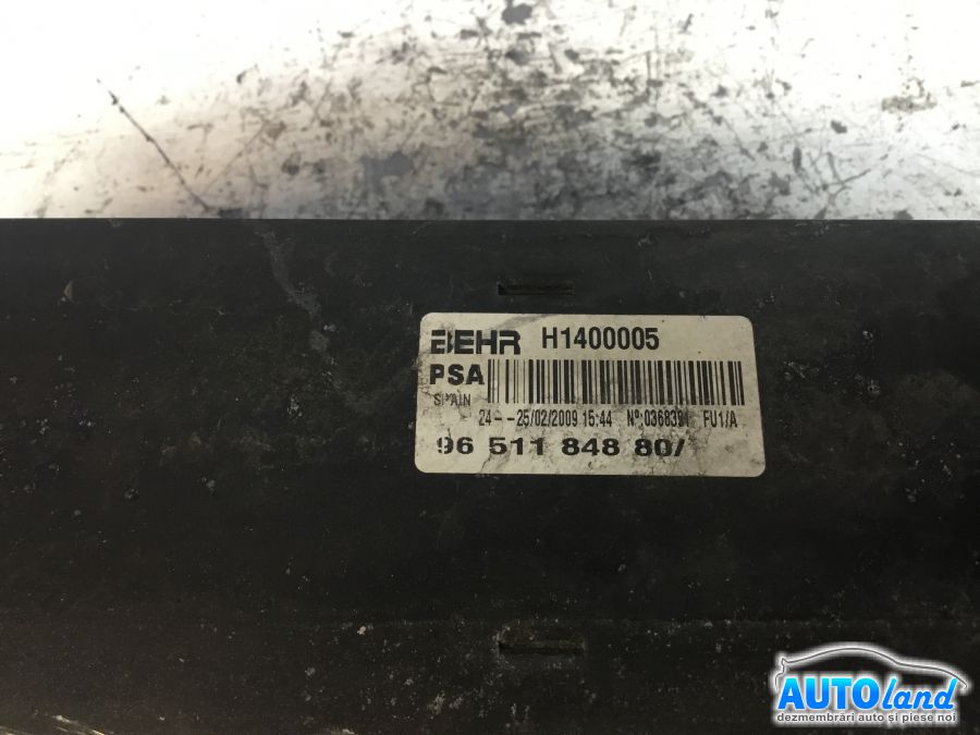 Radiator Intercooler PEUGEOT 207 (WA_,WC_) 2006-2025 Cod 96511848