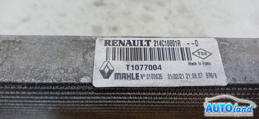 Radiator RENAULT MASTER III bus (JV) 2011-2026 Cod 214C10001R