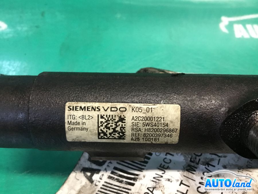 Rampa Injectoare RENAULT MEGANE II (BM0/1_,CM0/1_) 2002-2025 Cod 8200397346