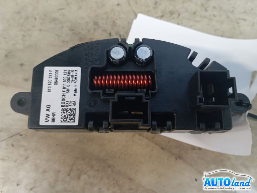 Rezistenta Ventilator Habitaclu AUDI A4 (8K2) 2007-2025 Cod 8T0820521F