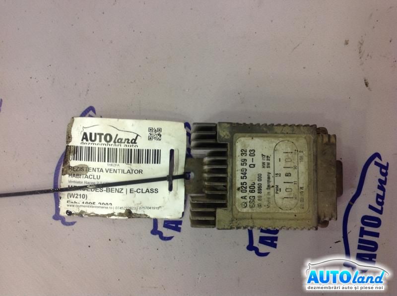 Rezistenta Ventilator Habitaclu MERCEDES-BENZ E-CLASS (W210) 1995-2002 Cod A0255455932