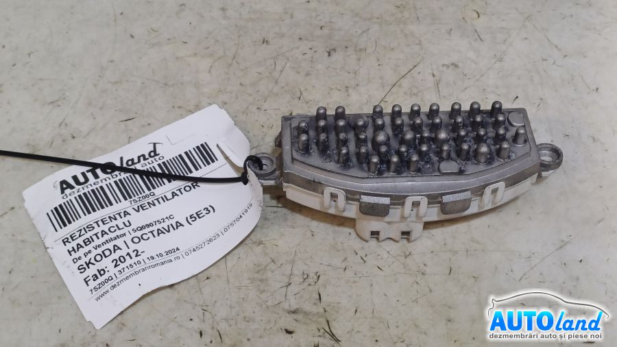 Rezistenta Ventilator Habitaclu SKODA OCTAVIA (5E3) 2012-2025 Cod 5Q0907521C