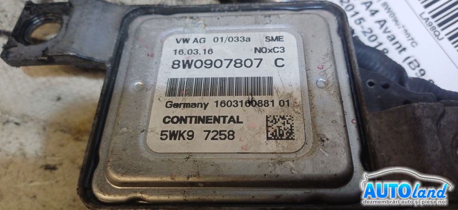 Senzor AUDI A4 Avant (B9 8W) 2015-2018 Cod 8W0907807C