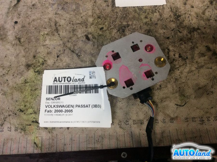 Senzor VOLKSWAGEN PASSAT (3B3) 2000-2005 Cod 4B0907655