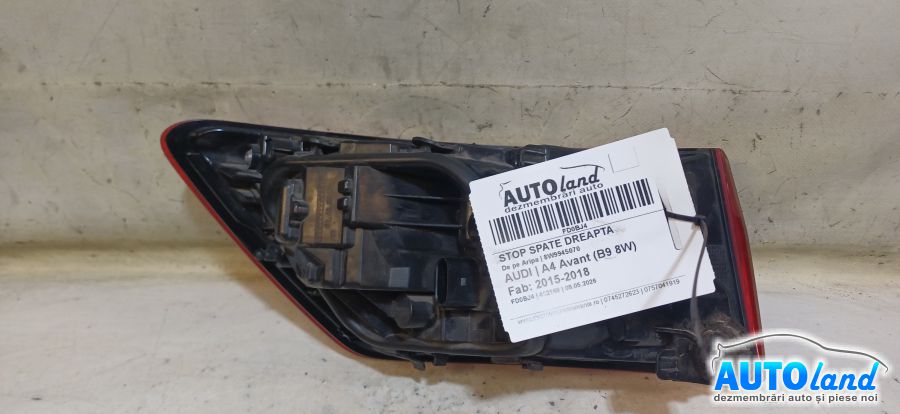 Stop Spate Dreapta AUDI A4 Avant (B9 8W) 2015-2018 Cod 8W9945070