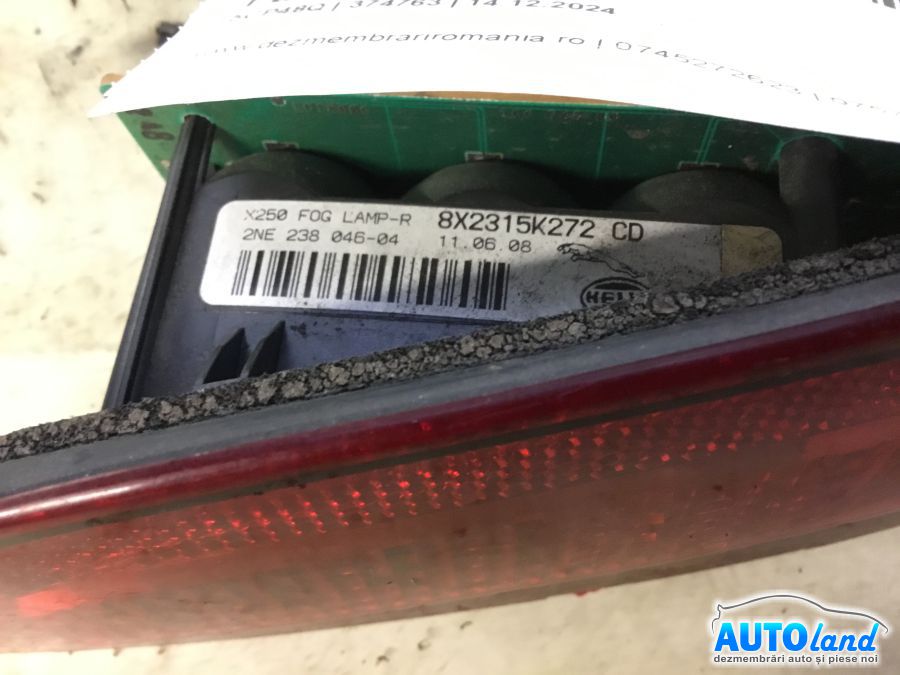 Stop Spate Dreapta JAGUAR XF 2008-2025 Cod 8X2315K272CD