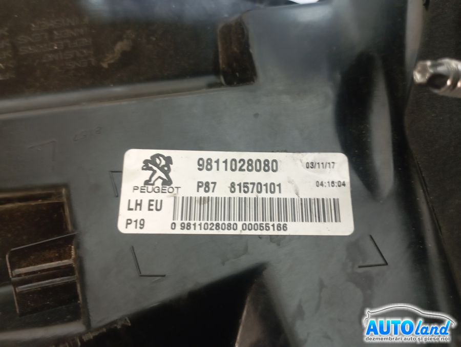 Stop Spate Stanga PEUGEOT 5008 2009-2026 Cod 9811028080