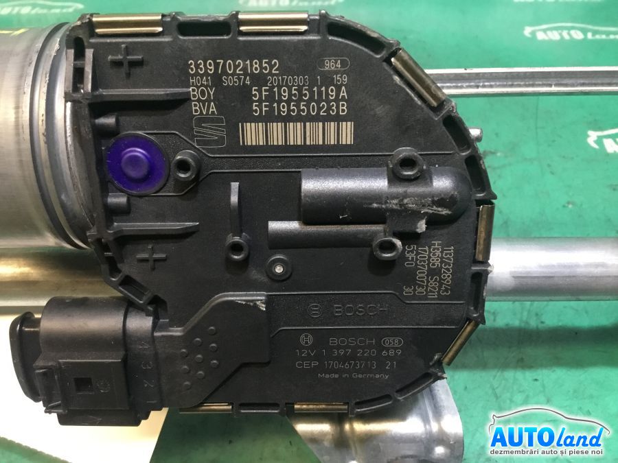 Timonerie Stergator cu Motoras SEAT LEON (5F1) 2012-2021 Cod 5F1955023B