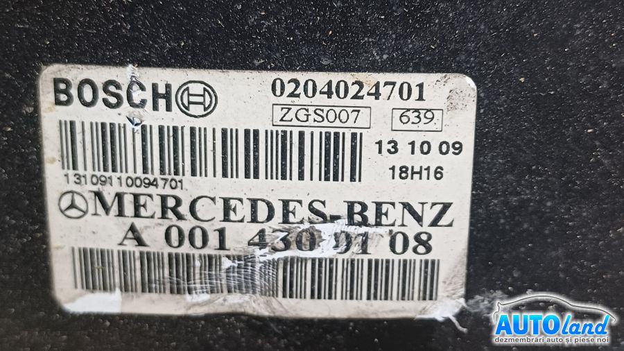 Tulumba servofrana MERCEDES-BENZ VIANO (W639) 2003-2025 Cod A0014300108