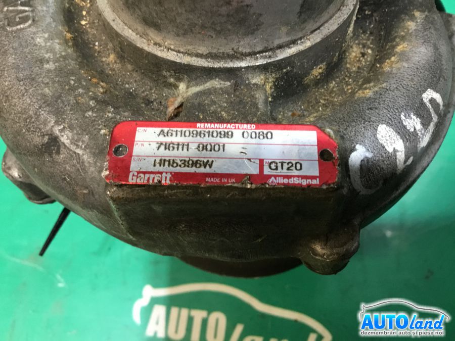Turbo MERCEDES-BENZ C-CLASS (W202) 1993-2000 Cod A6110961099