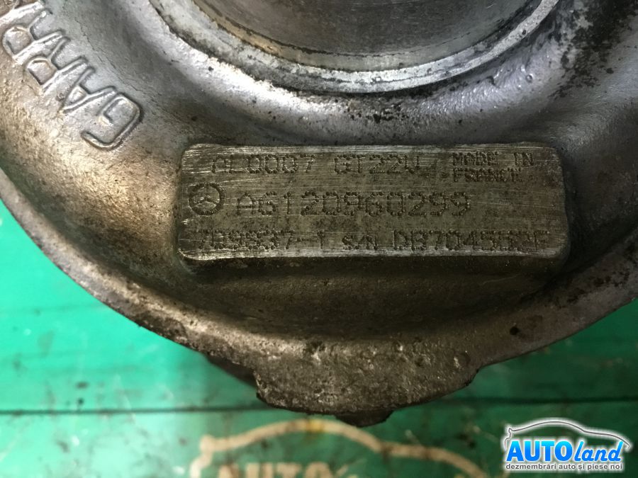 Turbo MERCEDES-BENZ M-CLASS (W163) 1998-2005 Cod A6120960299