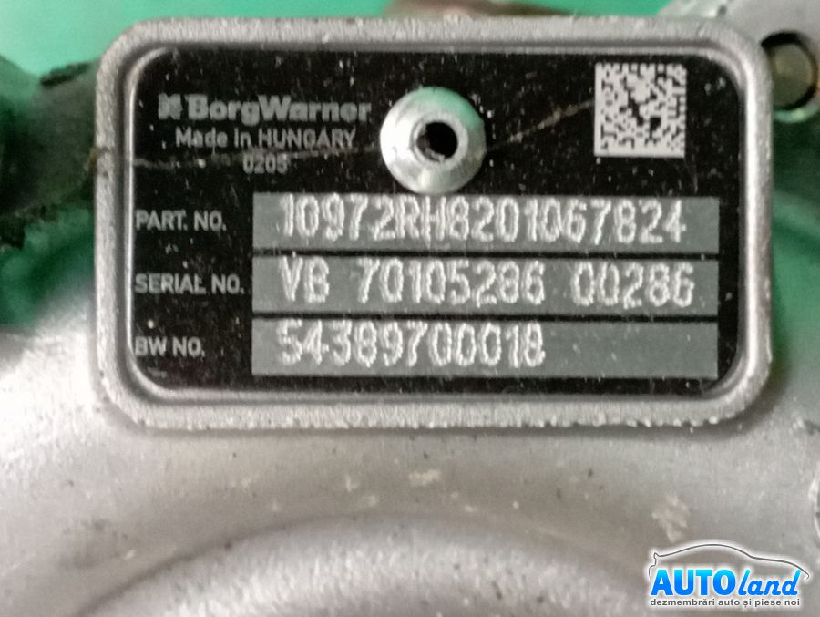 Turbo MERCEDES-BENZ VITO bus (W639) 2003-2025 Cod 54389880018