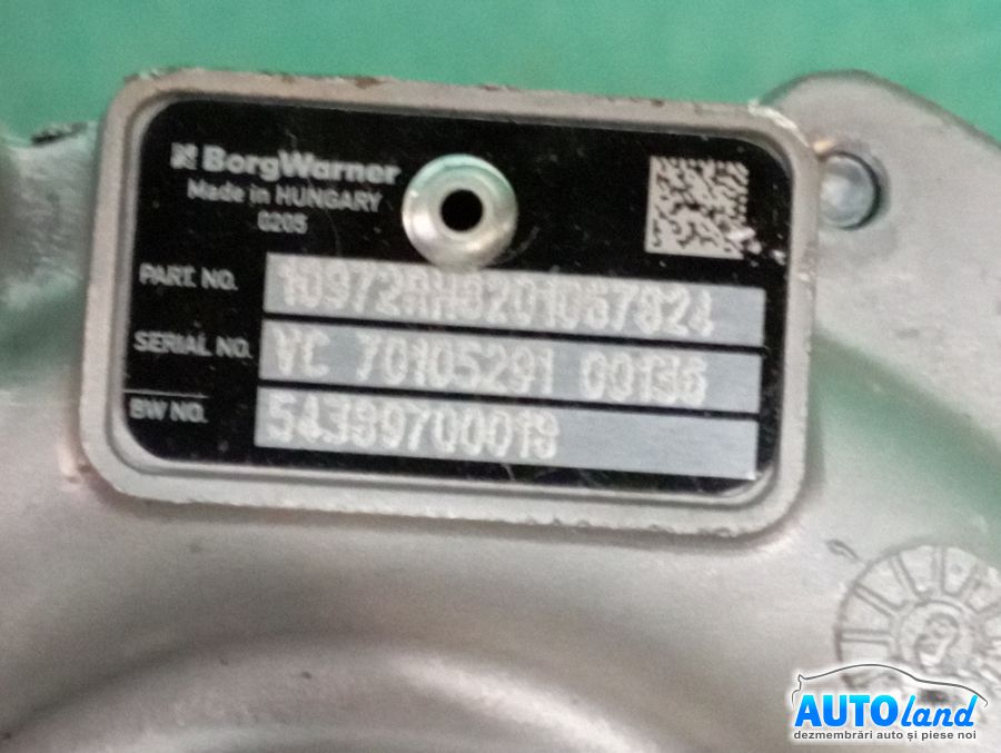 Turbo NISSAN QASHQAI (J10,JJ10) 2007-2025 Cod 54389880018