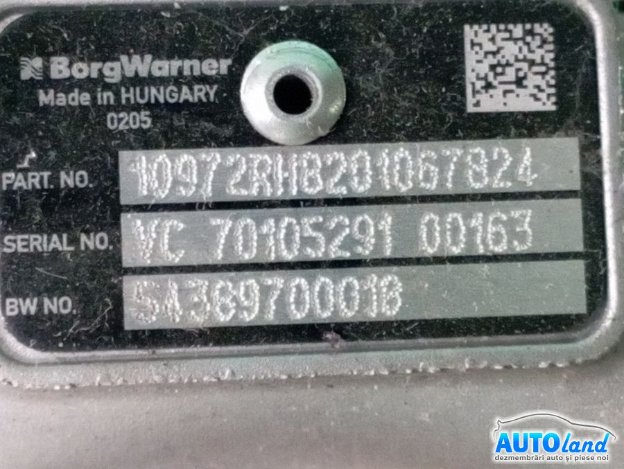 Turbo NISSAN QASHQAI (J10,JJ10) 2007-2025 Cod 54389880018