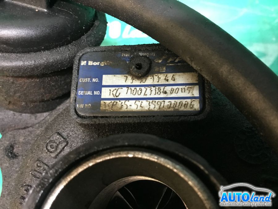 Turbo OPEL COMBO caroserie inchisa/combi 2001-2025 Cod 54351014809