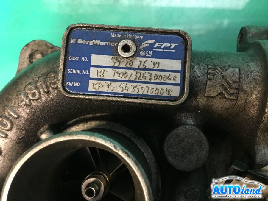 Turbo OPEL CORSA C (F08,F68) 2000-2025 Cod 55202637