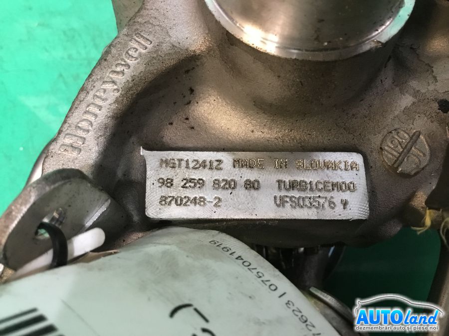 Turbo PEUGEOT 308 (4A_,4C_) 2007-2025 Cod 9825982080