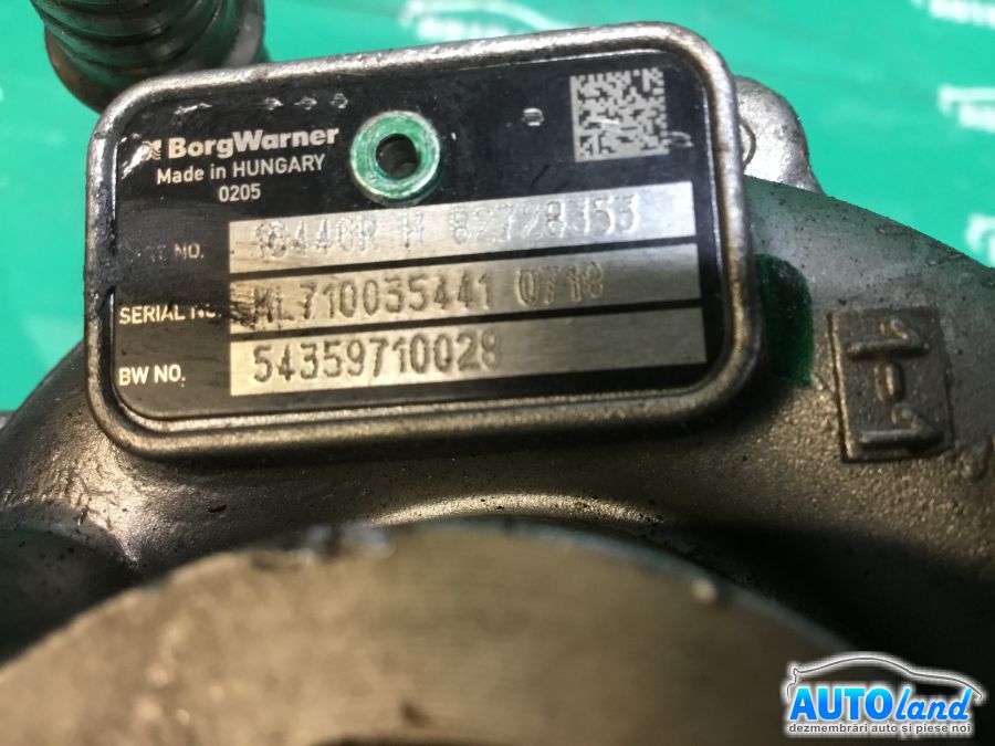 Turbo RENAULT CLIO III (BR0/1,CR0/1) 2005-2025 Cod 54359710028