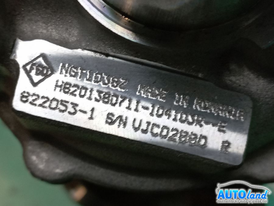 Turbo RENAULT CLIO IV 2012-2025 Cod 8201380711
