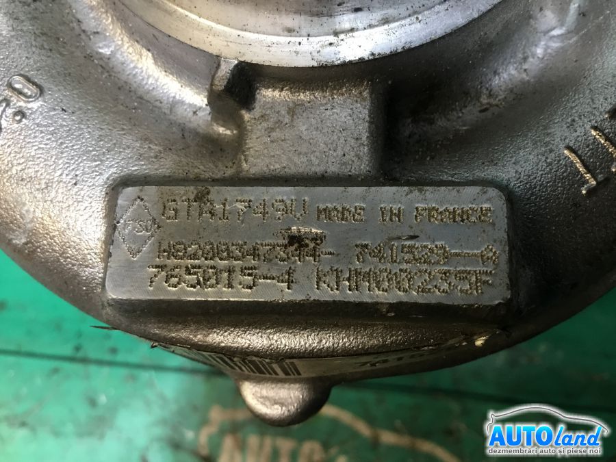 Turbo RENAULT LAGUNA III (BT0/1) 2007-2025 Cod 7650154