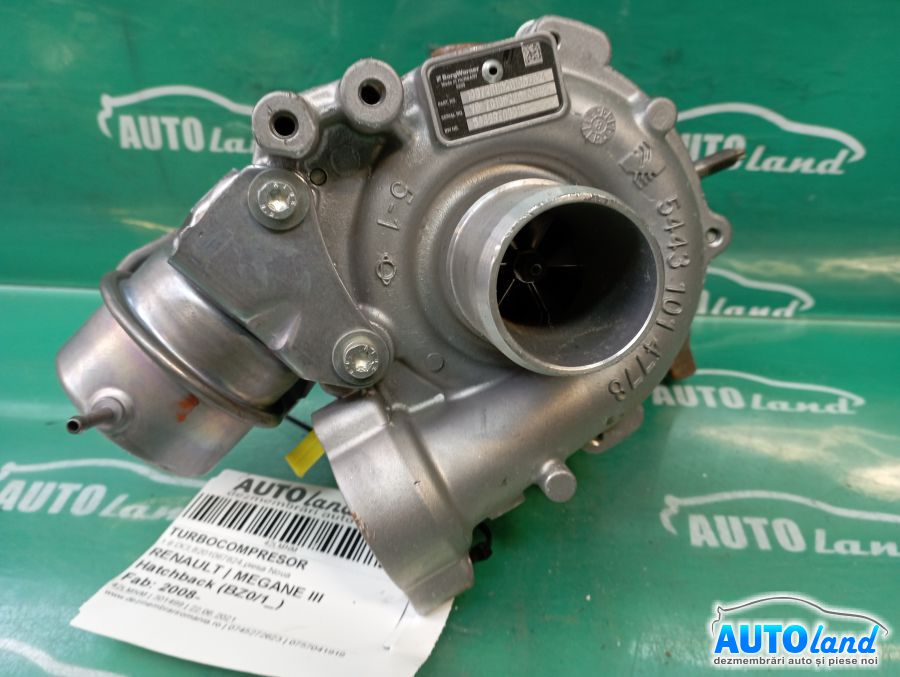 Turbo RENAULT MEGANE III Hatchback (BZ0/1_) 2008-2025 Cod 54389880018