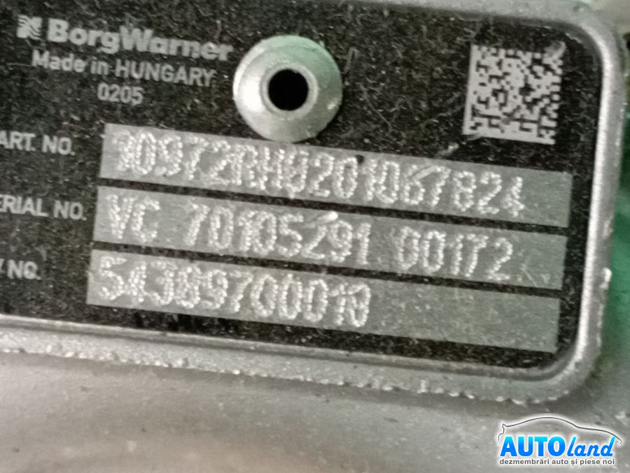 Turbo RENAULT MEGANE III Hatchback (BZ0/1_) 2008-2025 Cod 54389880018