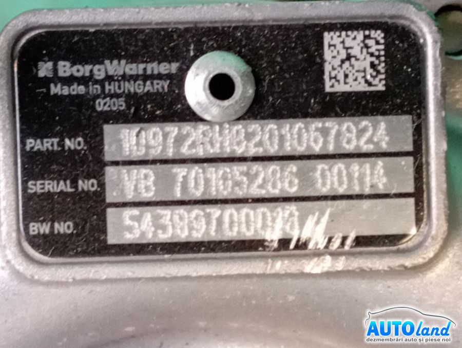 Turbo RENAULT MEGANE III Hatchback (BZ0/1_) 2008-2025 Cod 54389880018