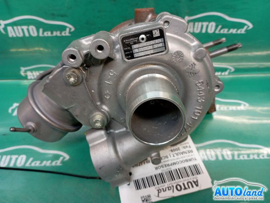Turbo RENAULT SCENIC III (JZ0/1_) 2009-2025 Cod 54389880018