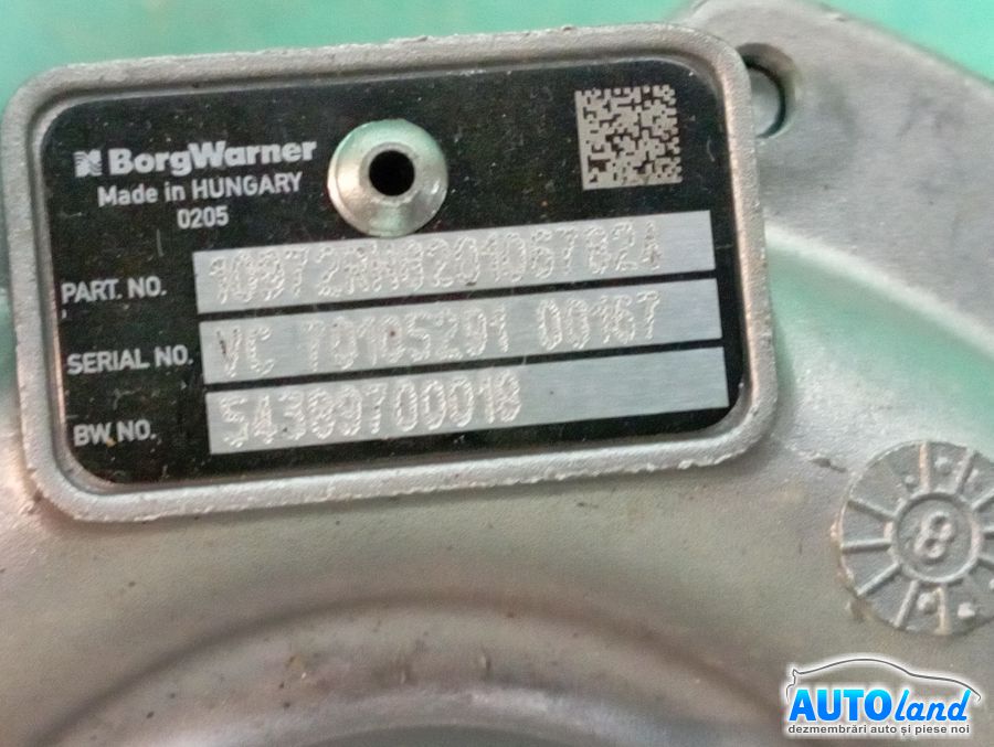 Turbo RENAULT SCENIC III (JZ0/1_) 2009-2025 Cod 54389880018