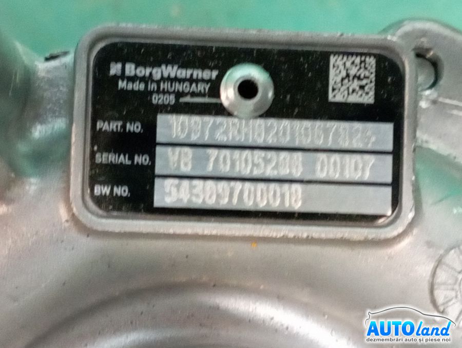 Turbo RENAULT TRAFIC III 2013-2025 Cod 54389880018