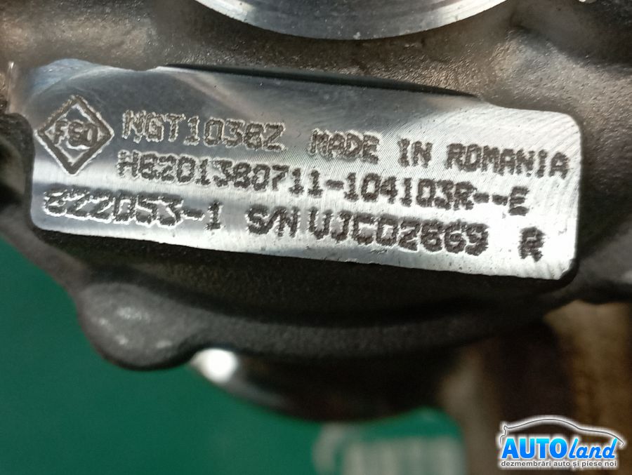 Turbo RENAULT TWINGO (CN0_) 2007-2025 Cod 8201380711