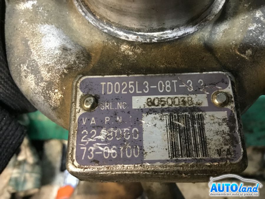 Turbo ROVER 75 (RJ) 1999-2025 Cod TD025L3