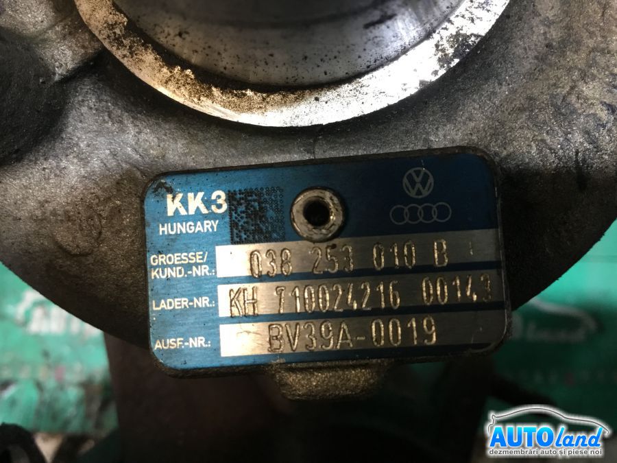 Turbo SKODA FABIA (6Y2) 1999-2025 Cod 038253010B