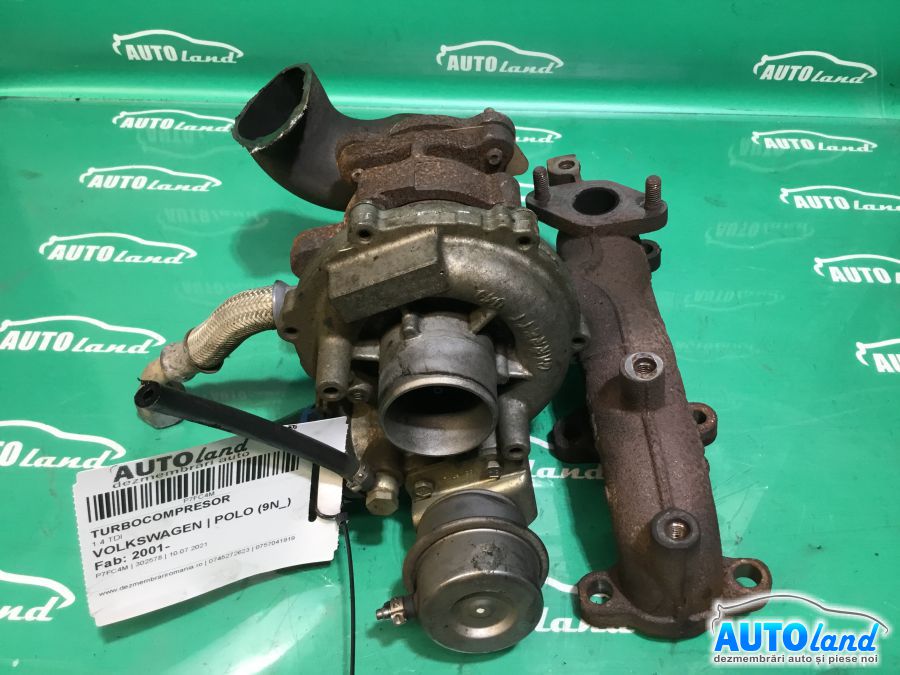 Turbo VOLKSWAGEN POLO (9N_) 2001-2025 Cod 045253019L