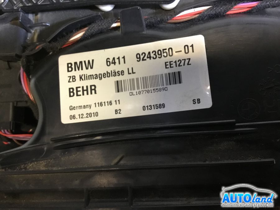 Aeroterma (ventilator Habitaclu Incalzire) BMW 5 (F10) 2010-2025 Cod 9243950 