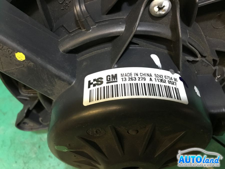 Aeroterma (Ventilator Habitaclu Incalzire) OPEL MERIVA B 2010-2025 Cod 13263279 