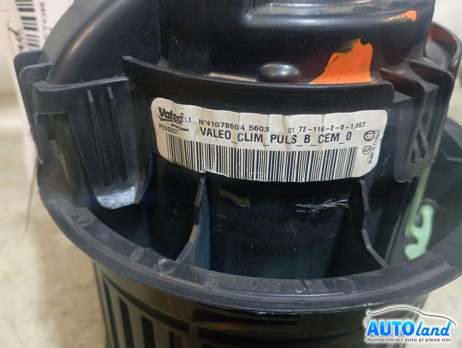 Aeroterma (ventilator Habitaclu Incalzire) PEUGEOT 508 2010-2025 Cod 107860A 