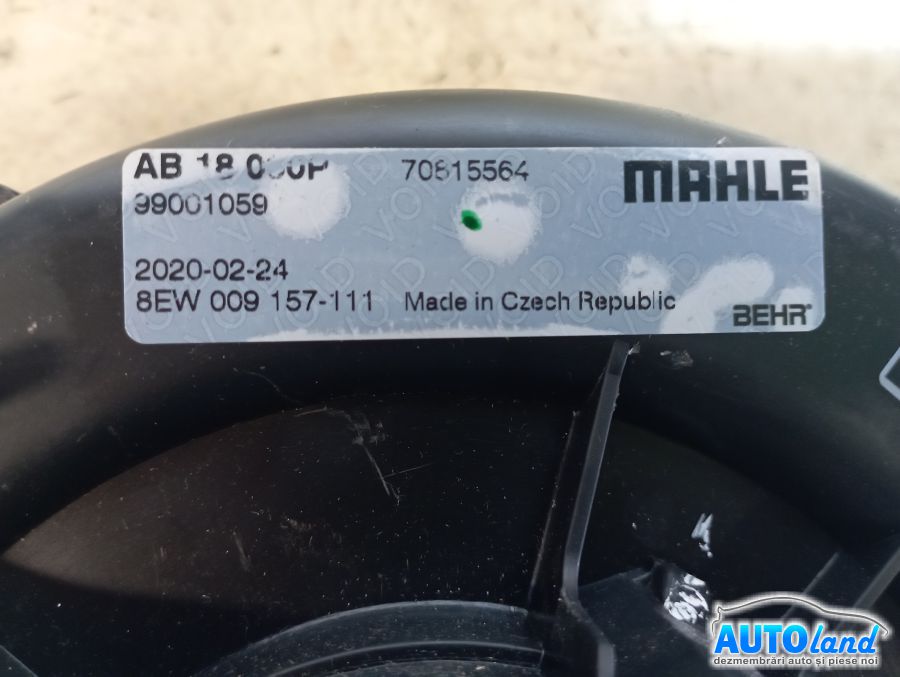 Aeroterma (ventilator Habitaclu Incalzire) VOLKSWAGEN POLO (6R_) 2009-2025 Cod 8EW009157111 