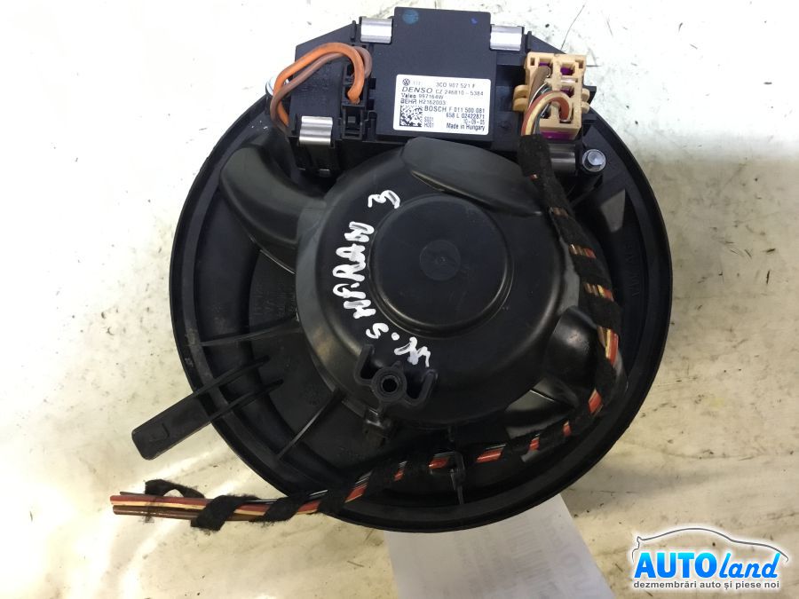 Aeroterma (ventilator Habitaclu Incalzire) VOLKSWAGEN SHARAN (7N) 2010-2025 Cod 3C0907521F 