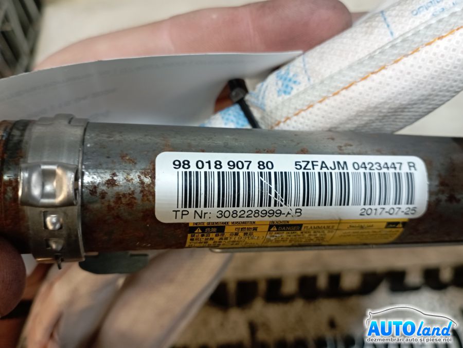 Airbag Cortina CITROEN DS4 2011-2026 Cod 9801890780 